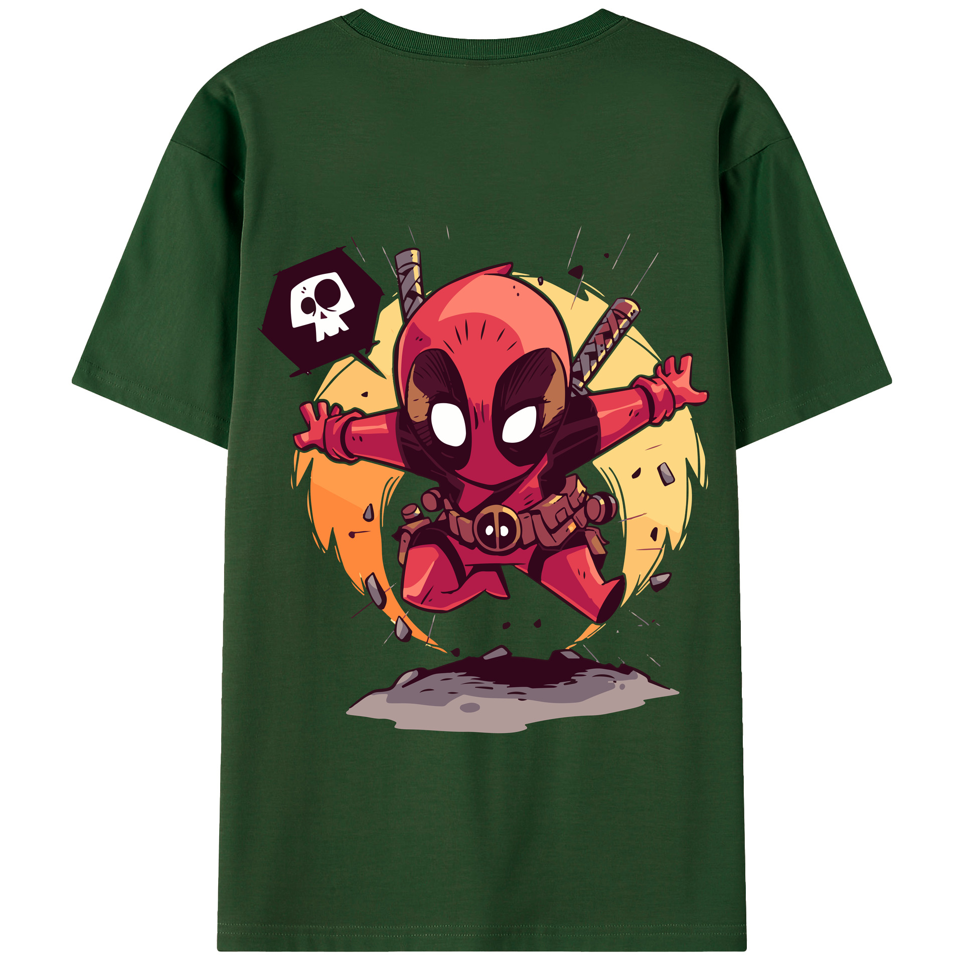（画像用） アベンジャーズ The Avengers 綿100％半袖Tシャツ（背面プリント）
